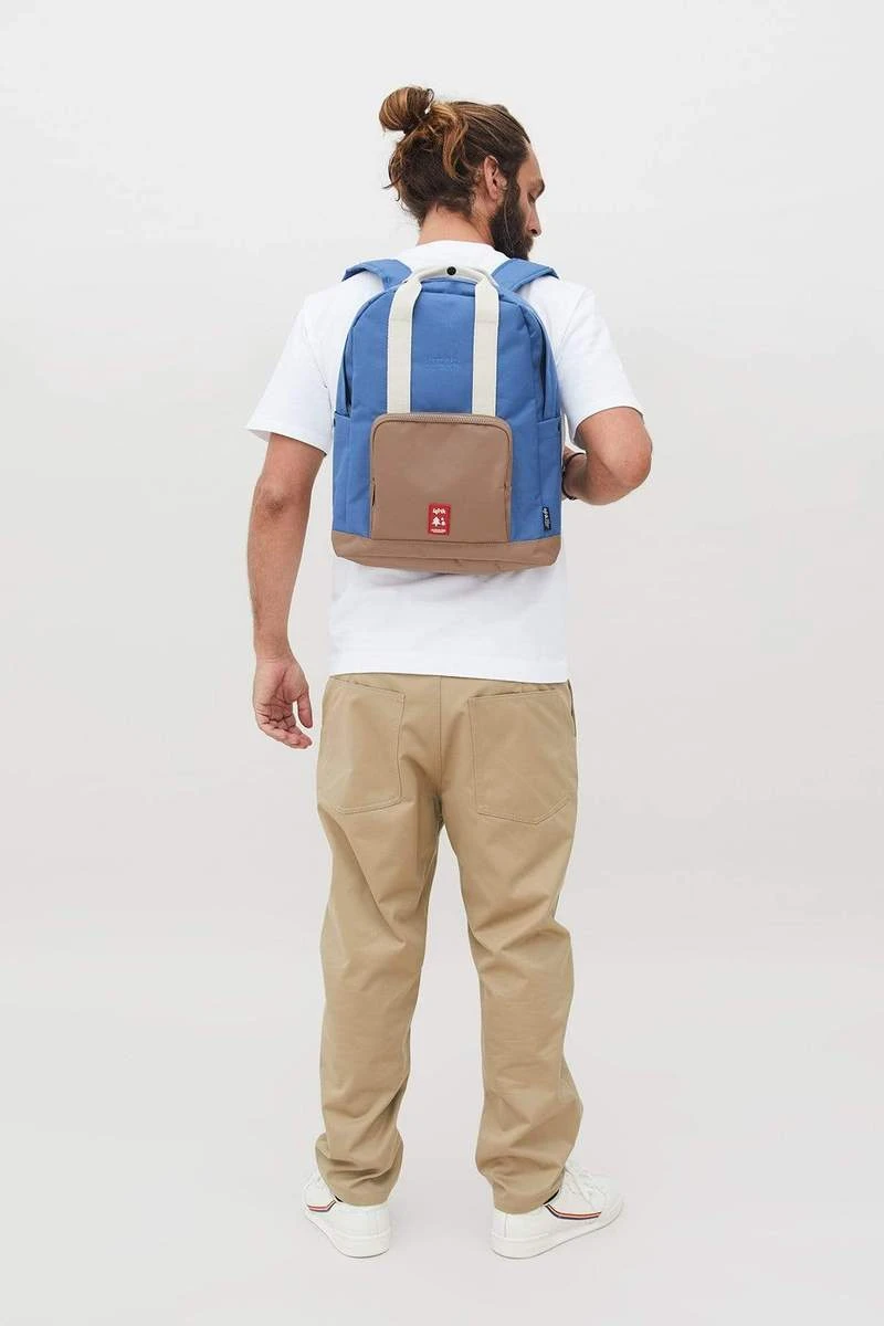 Eco Mochila Lefrik Capsule Multi Ink ( Azul-Marron ) 8 Eco Mochila Lefrik Capsule Multi Ink ( Azul-Marron ) - Imagen 6