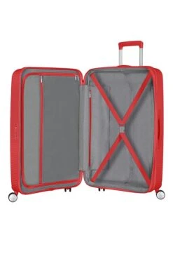 Maleta Mediana 67 Cm 4 R Exp American Tourister Soundbox Rojo (Coral Red) -Almacenamiento De Viaje 14406