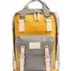 Mochila Doughnut Macaroon D010 Amarillo + Gris 2 Mochila Doughnut Macaroon D010 Amarillo + Gris -Almacenamiento De Viaje 15454