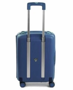 Maleta Trolley Cabina 4 Ruedas Roncato Light Navy -Almacenamiento De Viaje 23177