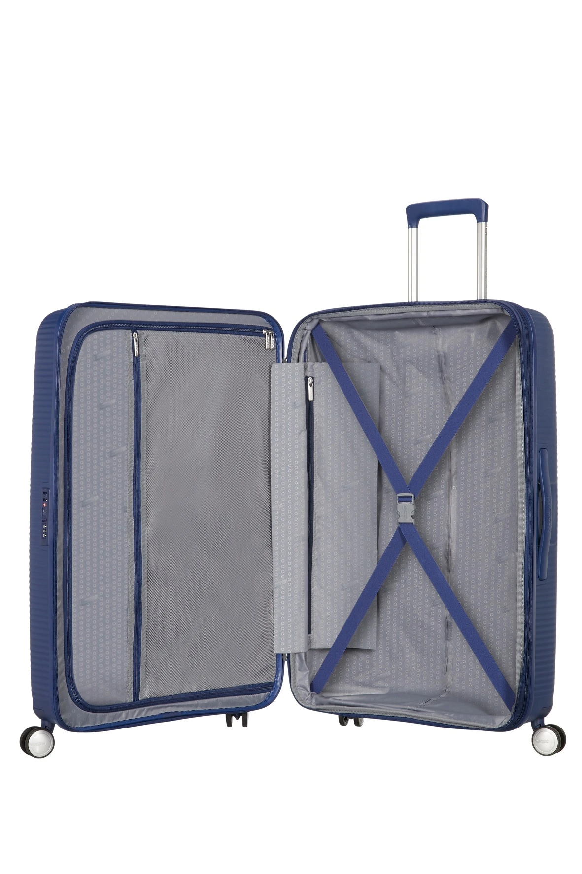 Maleta Grande 77 Cm 4 R Exp American Tourister Soundbox Azul (Midnight Navy 6 Maleta Grande 77 Cm 4 R Exp American Tourister Soundbox Azul (Midnight Navy - Imagen 4