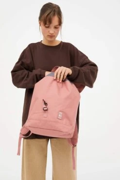 Mochila Lefrik Scout Metal Hook Rosa (Dust Pink) -Almacenamiento De Viaje 24149
