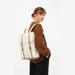 Mochila Lefrik Handy Metal Hook Crudo ( Ecru/Tobacco ) -Almacenamiento De Viaje 24606