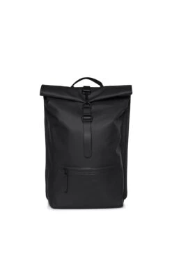 Mochila Roll Top Rucksac Rains Negro