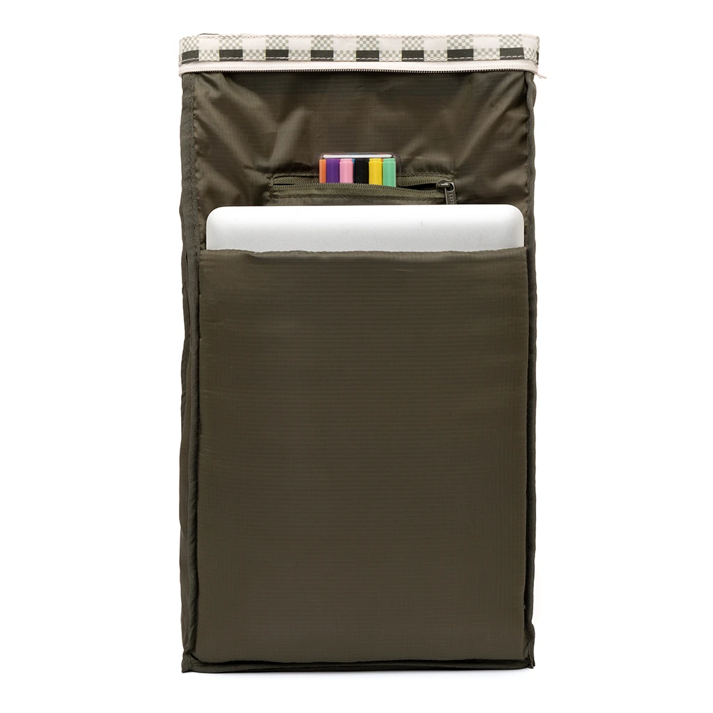 Mochila Lefrik Roll Mini Vichy 5 Mochila Lefrik Roll Mini Vichy - Imagen 3