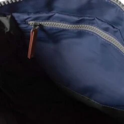 Mochila Roka London Bantry B Pequeña Sostenible Nylon Azul (Airforce) -Almacenamiento De Viaje 24891