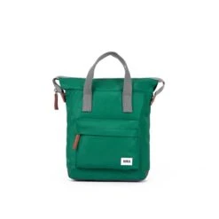 Mochila Roka London Bantry B Pequeña Sostenible Nylon Verde (Emerald)