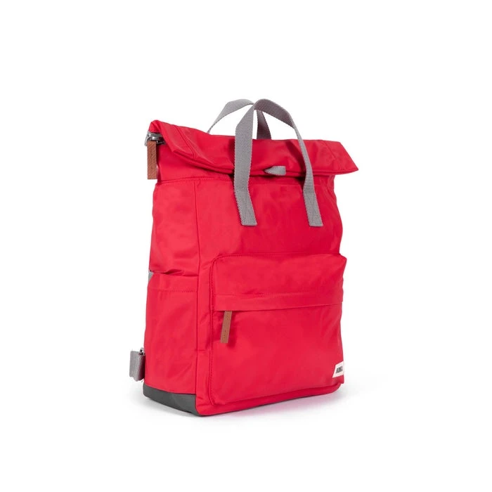 Mochila Roka London Canfield B Pequeña Sostenible Nylon Rojo (Mars Red) 5 Mochila Roka London Canfield B Pequeña Sostenible Nylon Rojo (Mars Red) - Imagen 3
