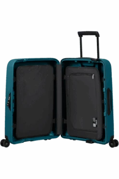 Maleta Cabina 55 Cm 4 Ruedas Samsonite Magnum Eco Petrol Blue -Almacenamiento De Viaje 25846