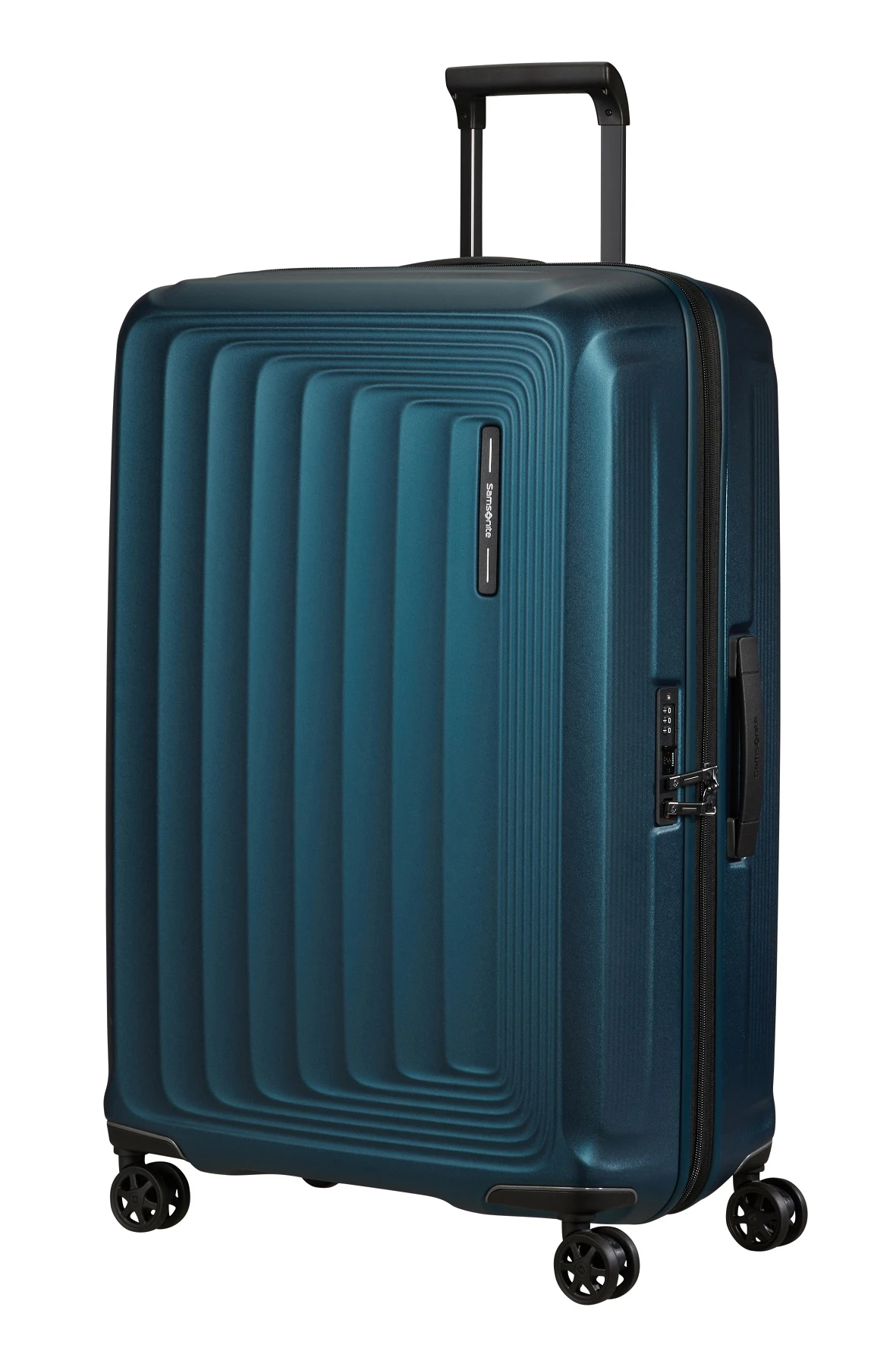 Maleta Grande 75 Cm Exp Samsonite Nuon Mate Azul ( Petrol Blue )