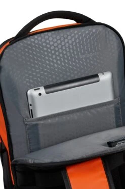 Mochila Ordenador M USB Samsonite Ecodiver Naranja -Almacenamiento De Viaje 27439