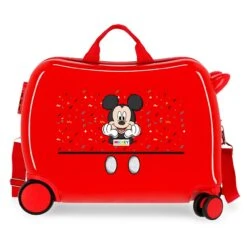 Disney Maleta Infantil Correpasillos 2 Ruedas Multid It's A Mickey Things Rojo -Almacenamiento De Viaje 27545