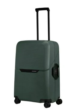 Maleta Mediana 69 Cm 4 Ruedas Samsonite Magnum Eco Verde (Forest Green) -Almacenamiento De Viaje 27559