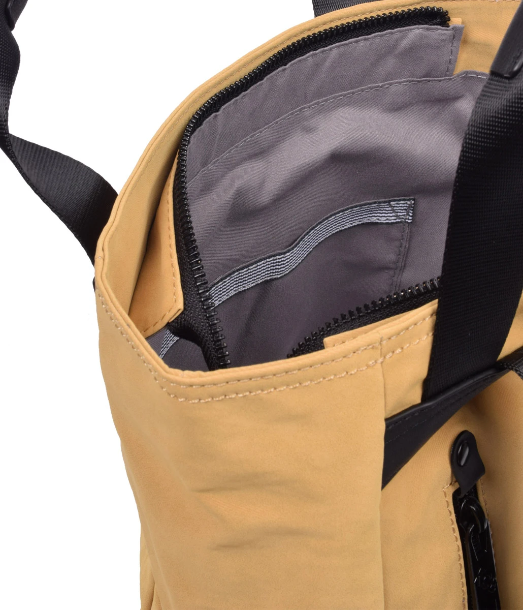 Mochila Mediana 2 Asas KCB 2825 Mostaza 7 Mochila Mediana 2 Asas KCB 2825 Mostaza - Imagen 5