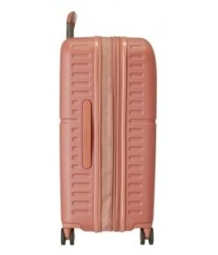 Maleta Mediana 70 Cm 4 Ruedas Exp Pepe Jeans Highlight Terracota -Almacenamiento De Viaje 28054