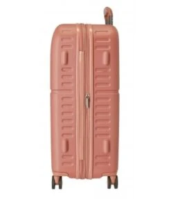 Maleta Mediana 70 Cm 4 Ruedas Exp Pepe Jeans Highlight Terracota -Almacenamiento De Viaje 28154