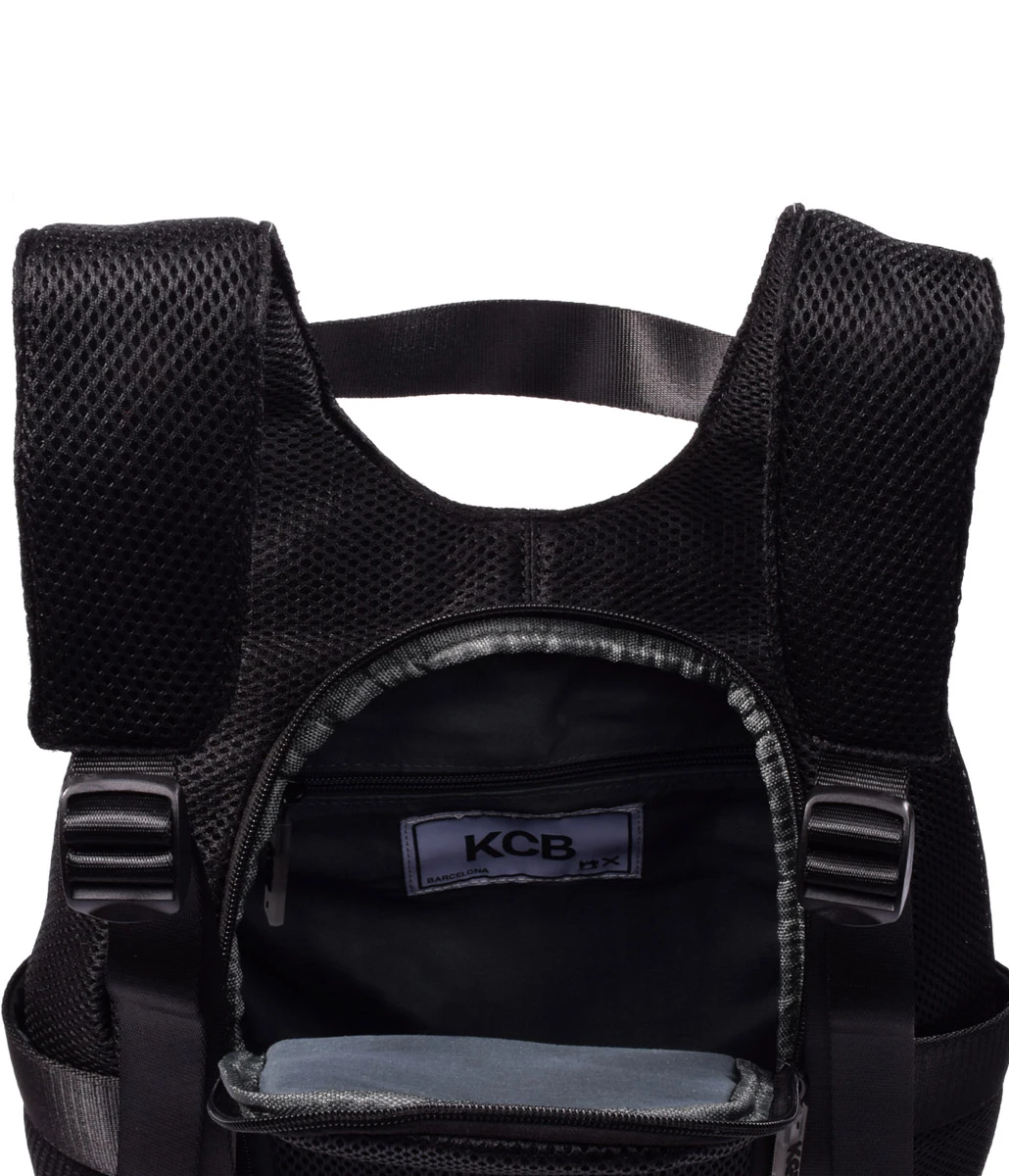 Mochila Pequeña Antirrobo 3D KCB 2363 Negro 8 Mochila Pequeña Antirrobo 3D KCB 2363 Negro - Imagen 6