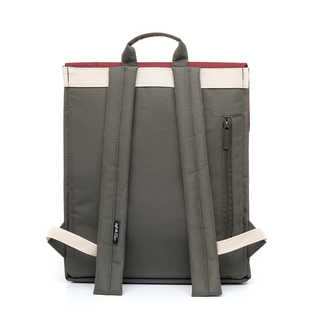 Mochila Lefrik Handy Mini Granate-Kaki (Mao-Garnet) 7 Mochila Lefrik Handy Mini Granate-Kaki (Mao-Garnet) - Imagen 5