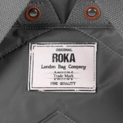 Mochila Roka London Bantry B Mediana Sostenible Nylon Gris (Grafito) 12 Mochila Roka London Bantry B Mediana Sostenible Nylon Gris (Grafito) -Almacenamiento De Viaje 28915