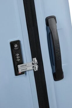 Maleta Grande 77 Cm 4 Ruedas American Tourister Aerostep Gris ( Soho Grey ) -Almacenamiento De Viaje 28982