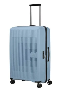 Maleta Grande 77 Cm 4 Ruedas American Tourister Aerostep Gris ( Soho Grey ) -Almacenamiento De Viaje 29048