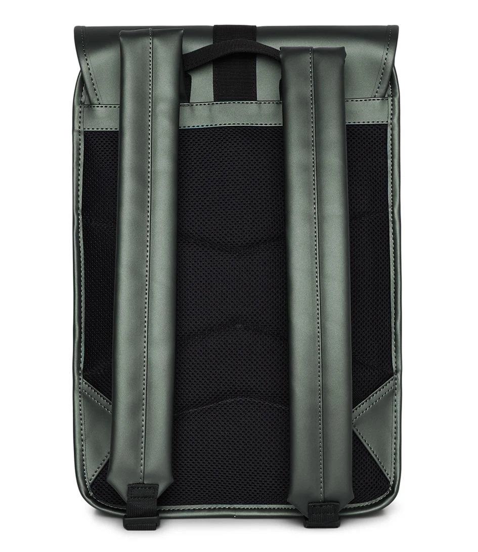 Mochila Buckle Mini Rains Verde Metalizado (Silver Pine) 4 Mochila Buckle Mini Rains Verde Metalizado (Silver Pine) - Imagen 2