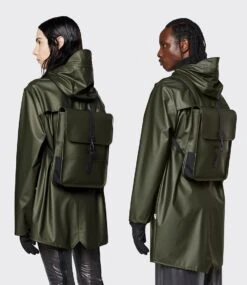 Mochila Rains Micro Verde (Evergreen) 10 Mochila Rains Micro Verde (Evergreen) -Almacenamiento De Viaje 29734