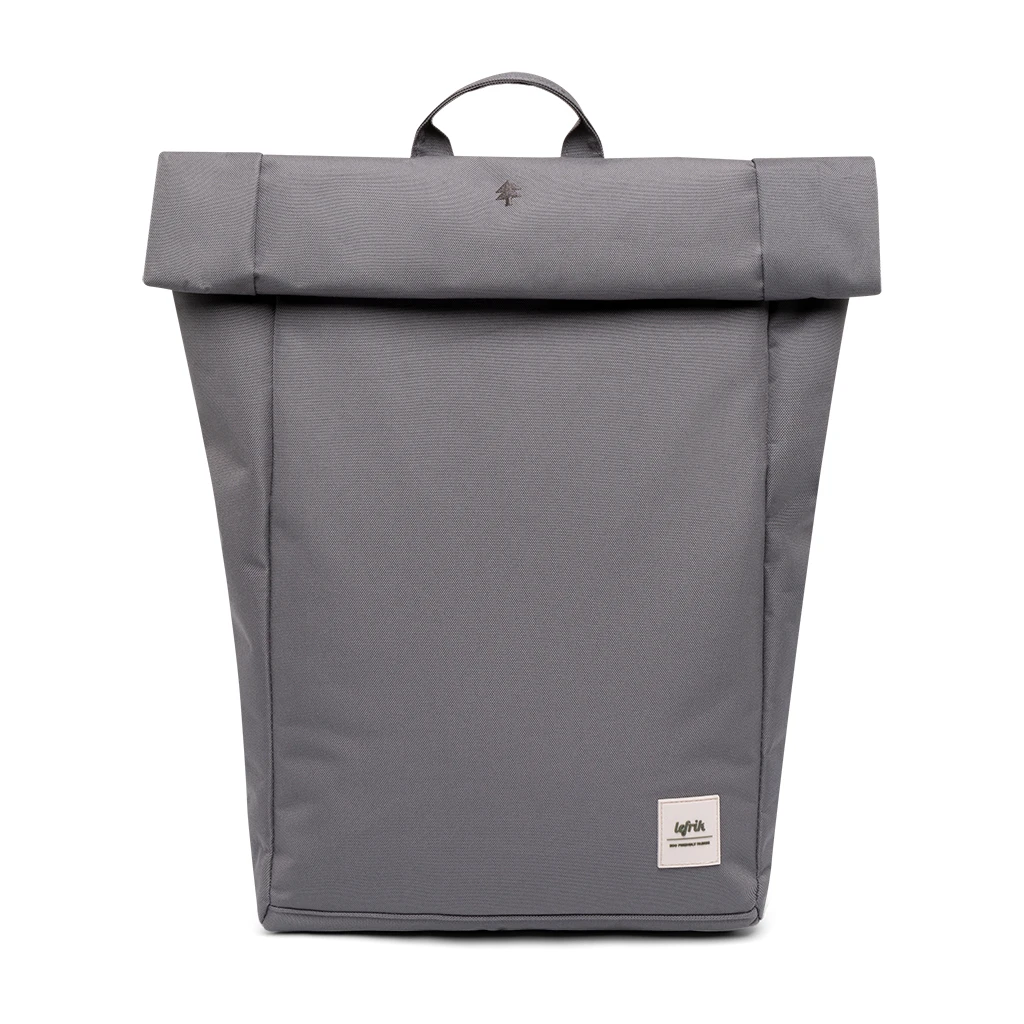 Mochila Eco Roll Lefrik Gris 3 Mochila Eco Roll Lefrik Gris