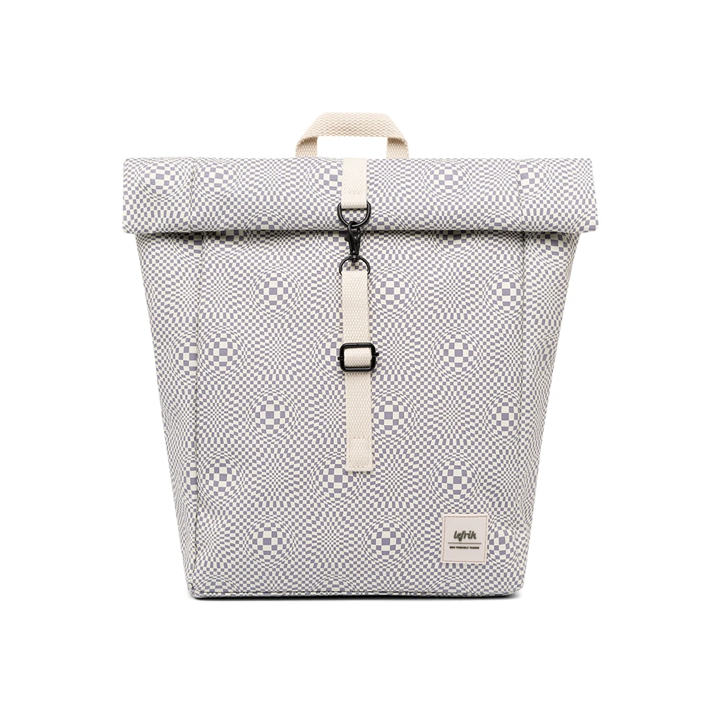 Mochila Roll Mini Lefrik Dibujo Azul (Printed Optic) 3 Mochila Roll Mini Lefrik Dibujo Azul (Printed Optic)