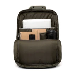 Mochila Lefrik Daily 15" Verde Oliva (Olive) -Almacenamiento De Viaje 29832