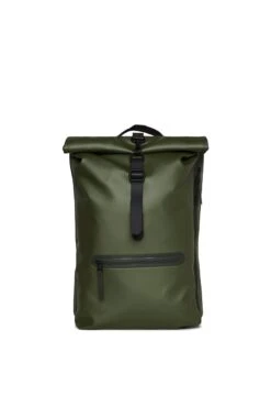 Mochila Roll Top Rucksac Rains Verde (Evergreen)