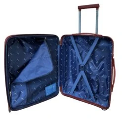 Maleta Grande 4 Ruedas Rigida Exp Bienoti-EV 8095 Granate (Red) -Almacenamiento De Viaje 30543