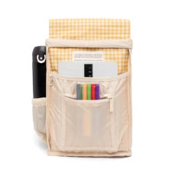 Mochila Lefrik Scout Mini Cuadros Vichy Amarillo (Vichy Mustard) -Almacenamiento De Viaje 30883