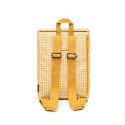 Mochila Lefrik Scout Mini Cuadros Vichy Amarillo (Vichy Mustard) -Almacenamiento De Viaje 30894