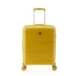 Maleta Cabina55 Cm 4 Ruedas Rigido Exp Gladiator Bionic Amarillo