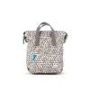 Mochila Roka London Bantry Pequeña Beige Puntos (Dip Dop Print -Almacenamiento De Viaje 31127