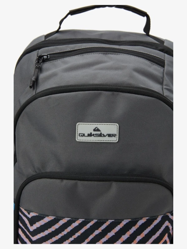 Mochila Escolar Quiksilver AQYBP03132-BRT6 1969 Special M Gris-Rayas Cebra 8 Mochila Escolar Quiksilver AQYBP03132-BRT6 1969 Special M Gris-Rayas Cebra - Imagen 6