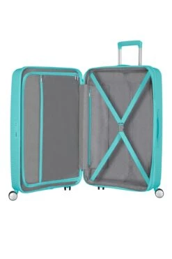 Maleta Grande 77 Cm Exp 4 R American Tourister Soundbox Turquesa (poolside 17 Maleta Grande 77 Cm Exp 4 R American Tourister Soundbox Turquesa (poolside -Almacenamiento De Viaje 31440