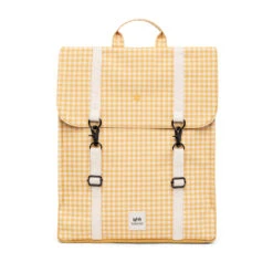 Mochila Lefrik Handy Cuadros Vichy Amarillo (Vichy Mustard)