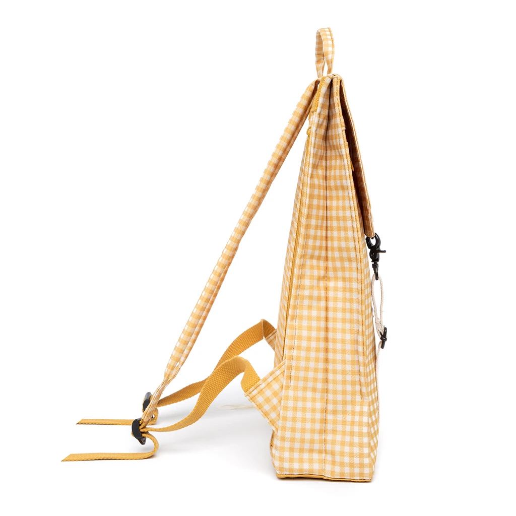 Mochila Lefrik Handy Cuadros Vichy Amarillo (Vichy Mustard) 5 Mochila Lefrik Handy Cuadros Vichy Amarillo (Vichy Mustard) - Imagen 3