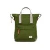 Mochila Roka London Bantry B Pequeña Sostenible Nylon Kaki (Military) -Almacenamiento De Viaje 31898