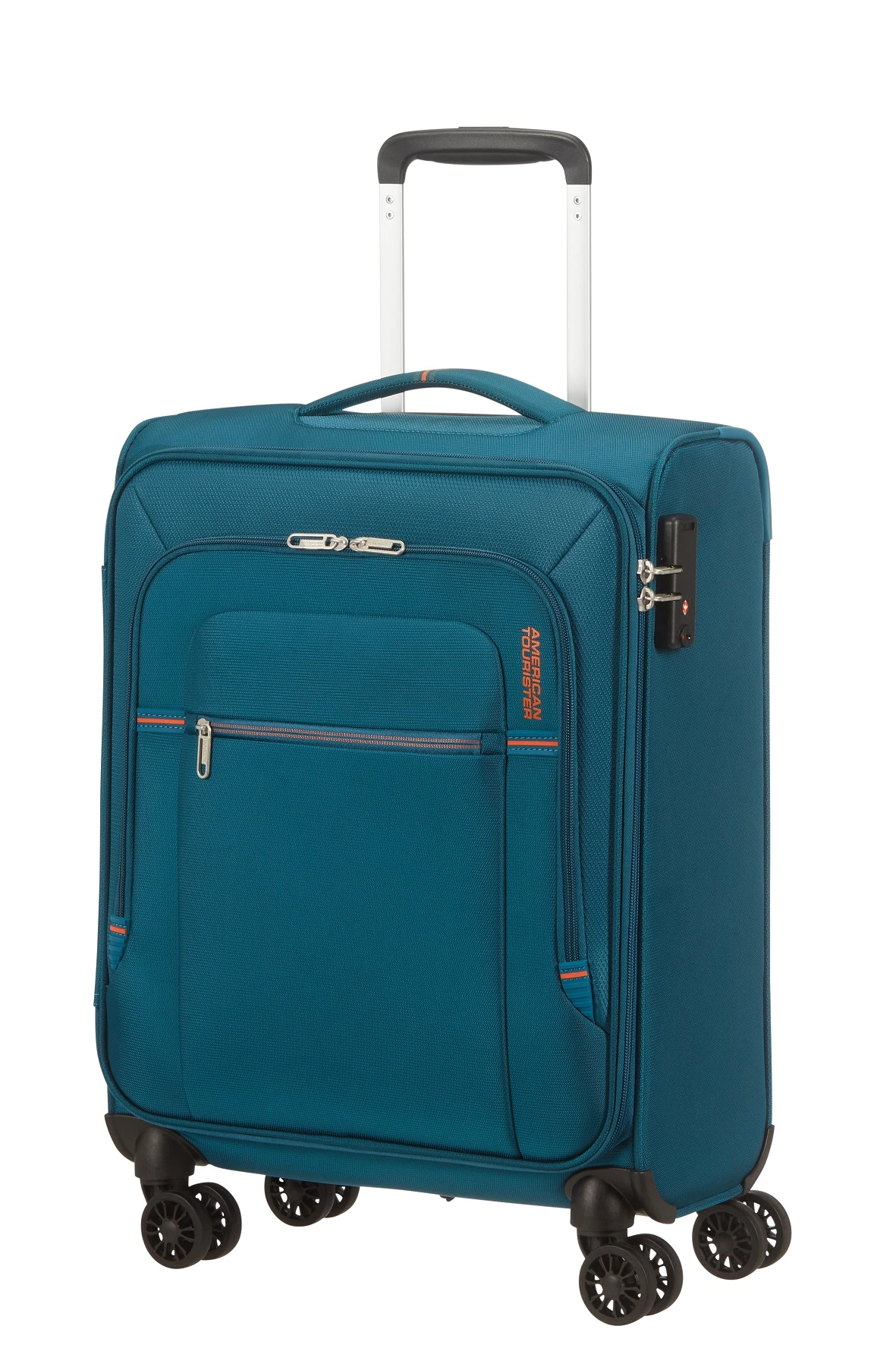 American Tourister Maleta Cabina 55 Cm 4R A.T. Crosstrack Azul (Navy-Orange) 3 American Tourister Maleta Cabina 55 Cm 4R A.T. Crosstrack Azul (Navy-Orange)