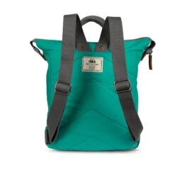 Mochila Roka London Bantry B Mediana Sostenible Nylon Verde (Cyan) 15 Mochila Roka London Bantry B Mediana Sostenible Nylon Verde (Cyan) -Almacenamiento De Viaje 32048