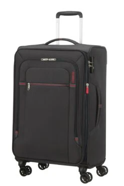 American Tourister Maleta Mediana 67 Cm 4R Exp. A.T. Crosstrack Gris (Grey-Red)