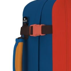 Mochila De Viaje Cabin Zero Classic 28 L Azul/Rojo (TROPICAL BLOCKS) -Almacenamiento De Viaje 32151