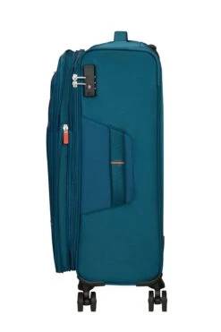 American Tourister Maleta Mediana 67 Cm 4R Exp. A.T. Crosstrack Azul (Navy-Orange) -Almacenamiento De Viaje 32225