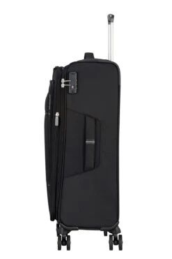 American Tourister Maleta Mediana 67 Cm 4R Exp. A.T. Crosstrack Negro (Black-Grey) -Almacenamiento De Viaje 32230