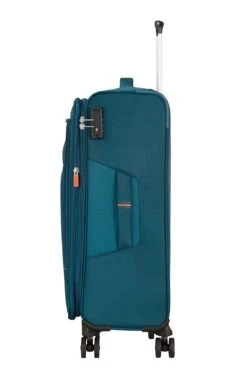 American Tourister Maleta Mediana 67 Cm 4R Exp. A.T. Crosstrack Azul (Navy-Orange) -Almacenamiento De Viaje 32237