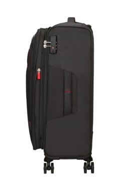 American Tourister Maleta Mediana 67 Cm 4R Exp. A.T. Crosstrack Gris (Grey-Red) -Almacenamiento De Viaje 32250