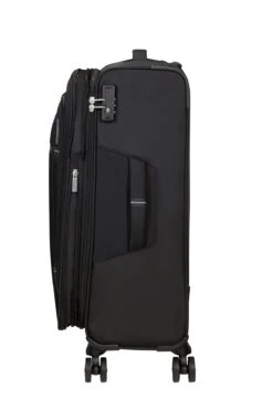 American Tourister Maleta Mediana 67 Cm 4R Exp. A.T. Crosstrack Negro (Black-Grey) -Almacenamiento De Viaje 32258